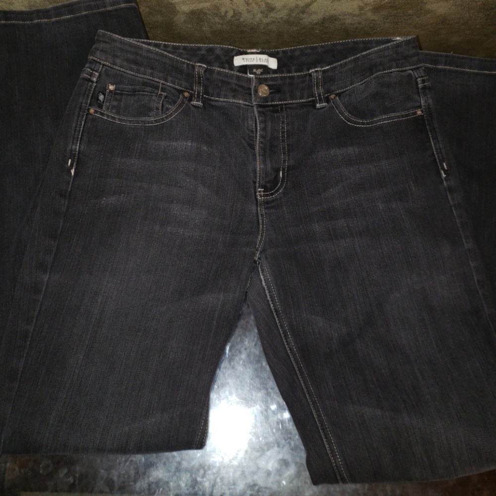 White House Black Market Black Bootcut Jeans